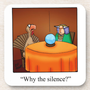 Drôle Thanksgiving Humour Dessous de verre Set Spe