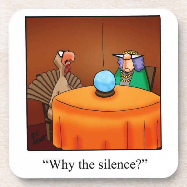 Drôle Thanksgiving Humour Dessous de verre Set Spe (Devant)