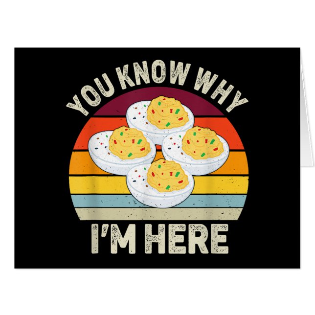 Drôle Thanksgiving OEufs Dévilés Vous savez pourqu (Devant horizontal)