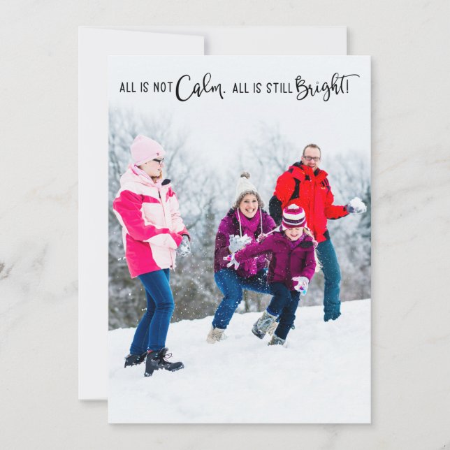 Drôle Tout n'est pas calme Vacances 3 Carte photo (Devant)