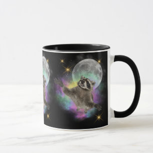 Drôle Trois Raccoons Mug
