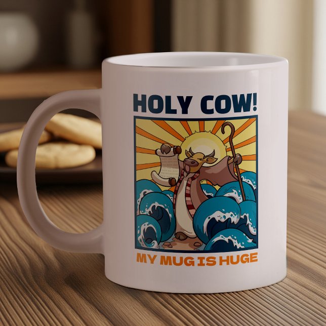 Drôle vache Sainte vache! Ma Mug Est Un Énorme Des (Créateur téléchargé)