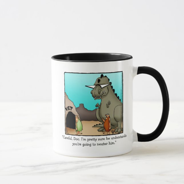 Drôle Vétérinaire Humour Mug Cadeau (Droite)