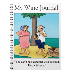 Drôle Vin Humour Journal Cadeau