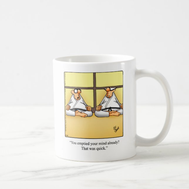 Drôle Yoga Humour Mug cadeau (Droite)