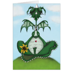 Drôle Yogi Dragon Peinture