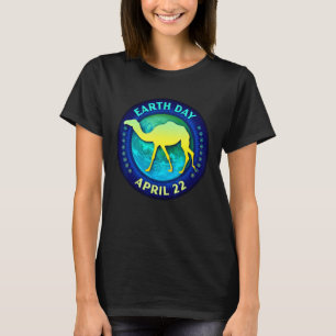 Dromedary Camel Earth Day 50th Anniversary T-Shirt