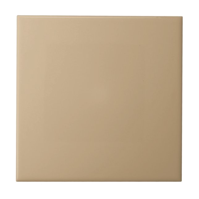 Dromedary Camel Fur Square Kitchen and Bathroom Tile (Front)