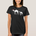 Dromedary Camels   Santa Hat Christmas T-Shirt<br><div class="desc">Dromedary Camels   Santa Hat Christmas</div>