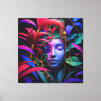 Drömlik Natur och Mystik – Surrealistisk Konst Canvas Print