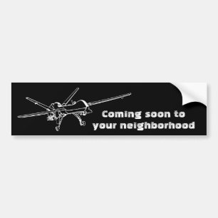 Drone Bumper Sticker