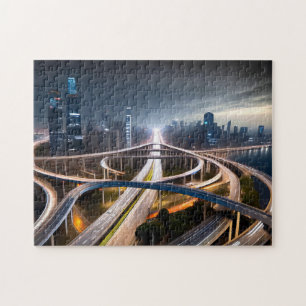 Drone City Shot 4 Photo Puzzles Internet Jigsaw