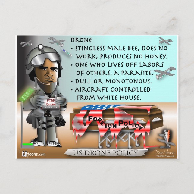 Drone Definition Postcard (Front)