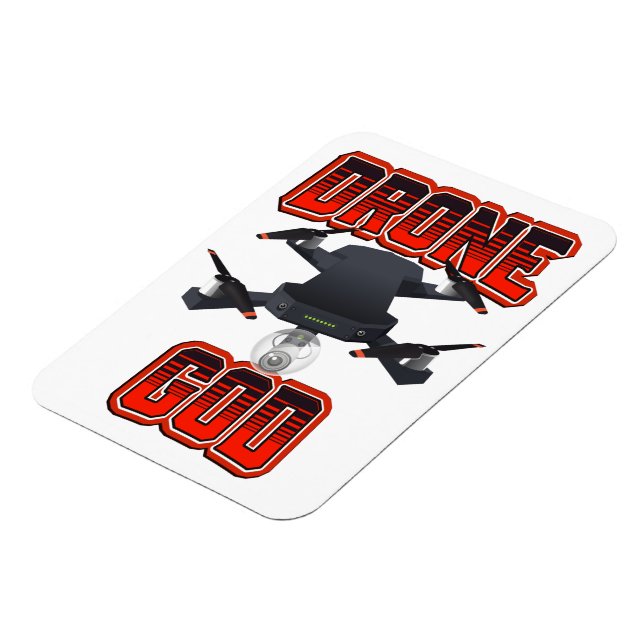 Drone God logo Magnet (Left Side)