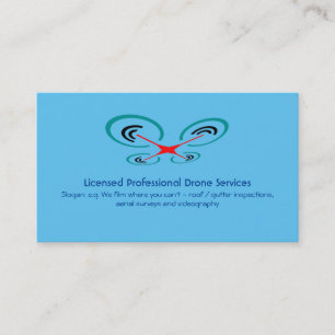Drone Inspection and Video Service, Pilot Operator Business Card