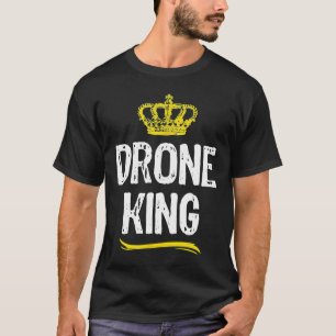 Drone King Men Boys Pilot Cool T-Shirt