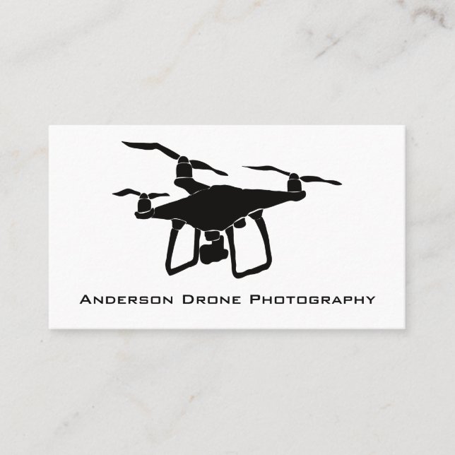 Drone Photographer Business Cards (Front)
