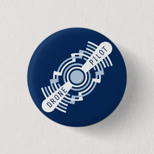drone pilot 1 inch round button
