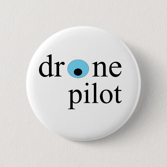 drone pilot 2 inch round button (Front)