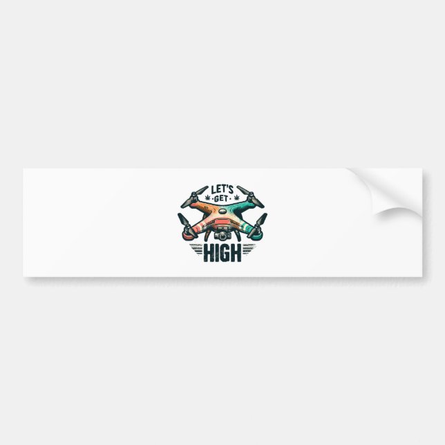 Drone Pilot Bumper Sticker (Front)