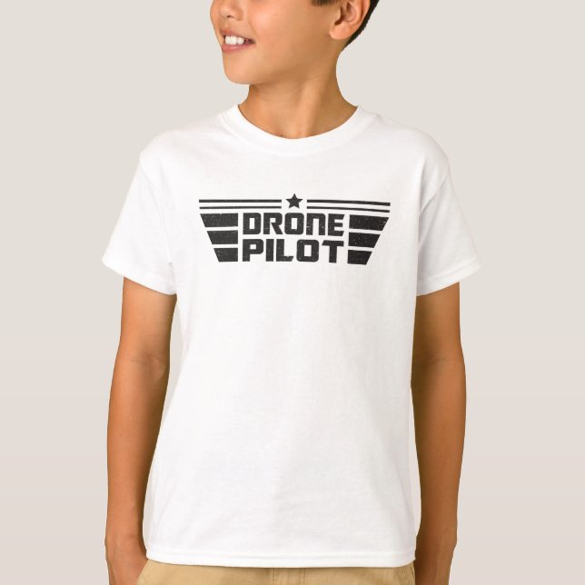 Drone Pilot Camera Quadcopter FPV Funny Gift Idea T-Shirt (Front)