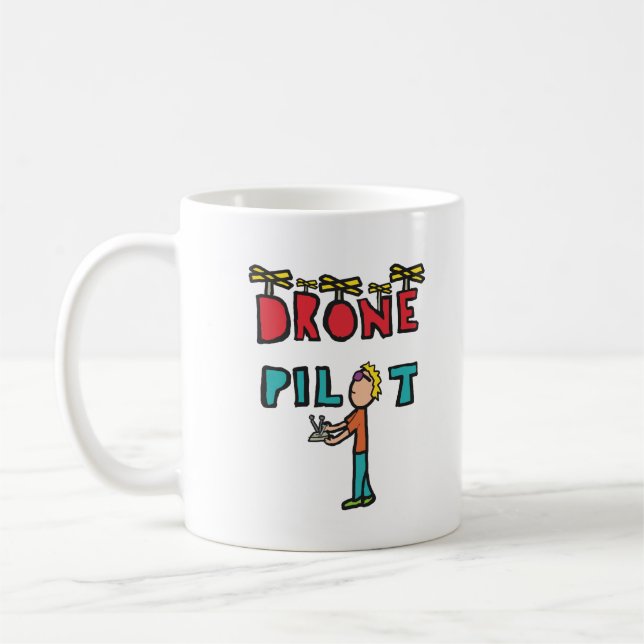 Drone Pilot Coffee Mug (Left)