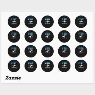 Drone Pilot If I Duck You Should Too Classic Round Sticker