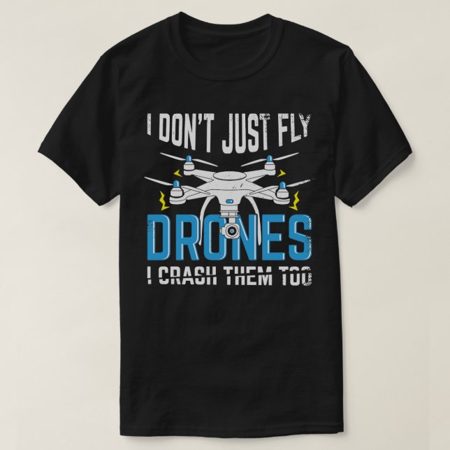Drone Pilot Multicopter Quadcopter Operator Gift  T-Shirt (Design Front)