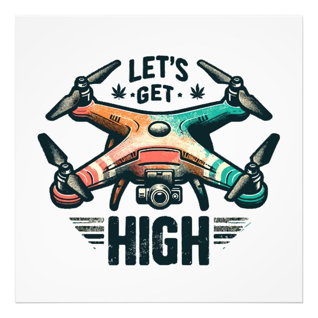 Drone Pilot Photo Print (Front)