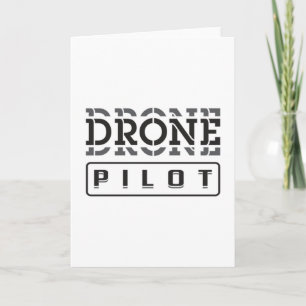 Drone Pilot Quadcopter FPV Drones Funny Gift Idea Card