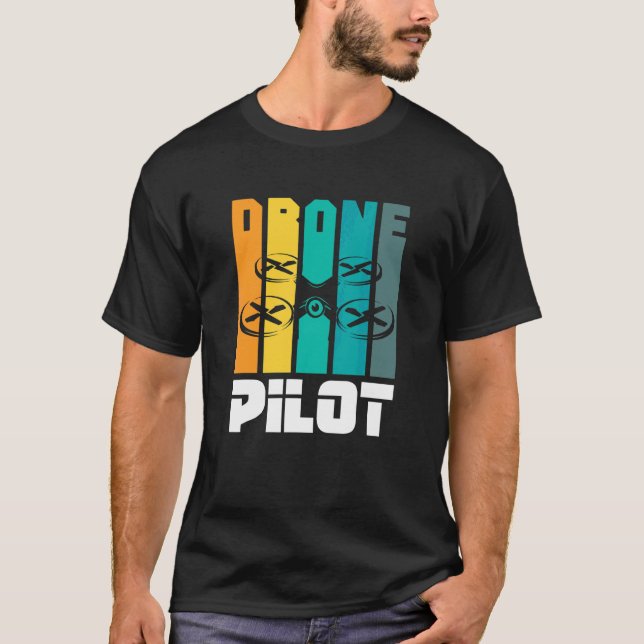 Drone Pilot Quadcopter Fvp Flight Operator 1 T-Shirt (Front)