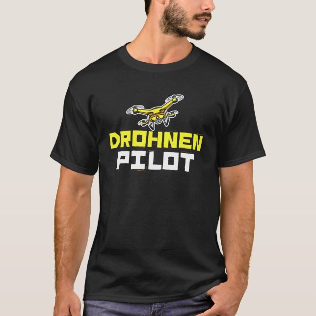 Drone Pilot Rc Quadcopter Pilot T-Shirt (Front)