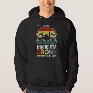 Drone Pilot Retro Vintage   Drone Racing Hoodie