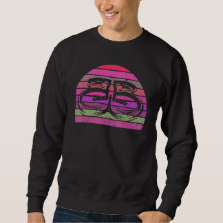 Drone Pilot Retro Vintage Quadcopter 80s 90s Sweatshirt