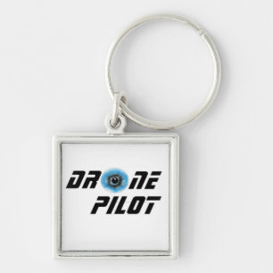 Drone pilot with eyeball keychain