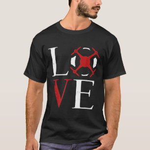 Drone Quadcopter Pilotless Aircraft Pilot T-Shirt