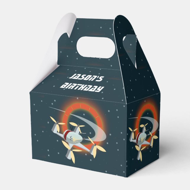 Drone Racing Favor Box (Front Side)