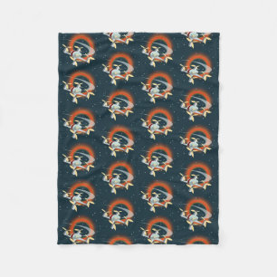 Drone Racing Fleece Blanket
