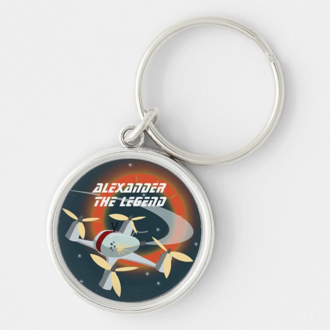 Drone Racing Keychain (Front)