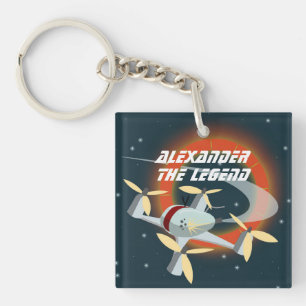 Drone Racing Keychain
