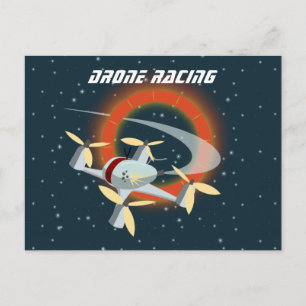 Drone Racing Postcard
