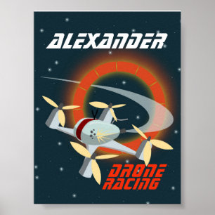 Drone Racing Poster
