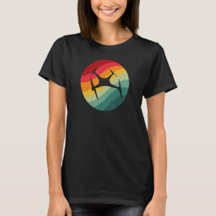 Drone Retro Vintage Sunset FPV Drone Pilot RC Q T-Shirt