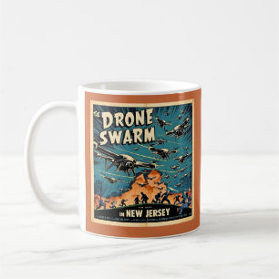 Drone swarm in New Jersey Coffee Mug