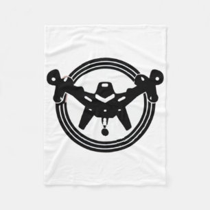 Drone Swarm Uav Rpv Team Pilot Art Ukraine Patch Fleece Blanket