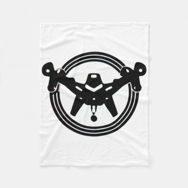 Drone Swarm Uav Rpv Team Pilot Art Ukraine Patch  Fleece Blanket (Front)