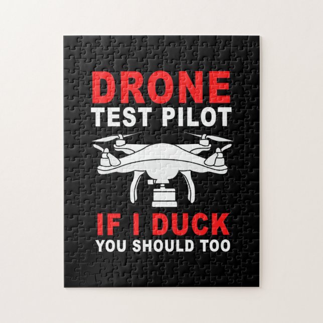 Drone Test Pilot Jigsaw Puzzle (Vertical)