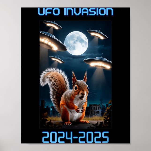 Drone Ufo Alien Invasion Uap New Jersey  Poster (Front)