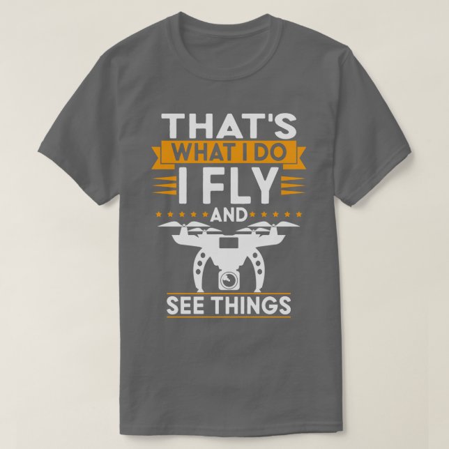 Drones Drone Pilot Drone Lovers Rc Quadcopters    T-Shirt (Design Front)