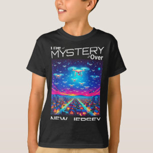 Drones New Jersey The Mystery Over New Jersey Funn T-Shirt